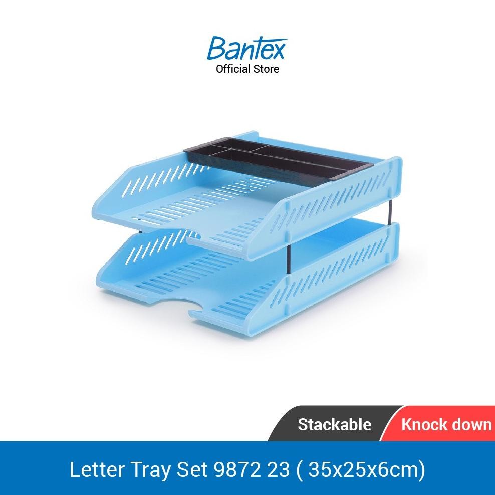 

LINDU Bantex Letter Tray Set Pastel colours #9872