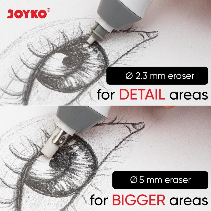 

Fgh-56 Gf-5 Fj-44 Joyko Er-139E Penghapus Elektrik - Electric Eraser Free Refill Viral Hemat