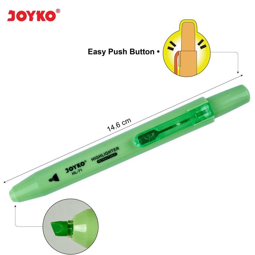 

Spesial Promo Uk-75 Iqr-914 Joyko Highlighter Hl-71-3 Color / Penanda 1 Set 3 Pcs Warna Lucu Unik Murah Murah Terlaris