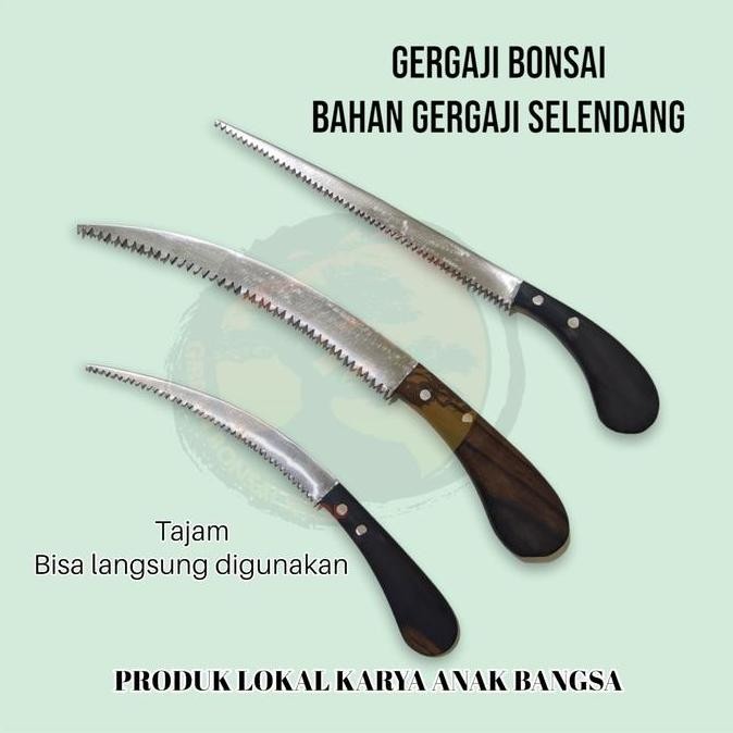 BERKUALITAS GERGAJI BONSAI BAHAN BAJA GERGAJI SELENDANG ALAT BONSAI