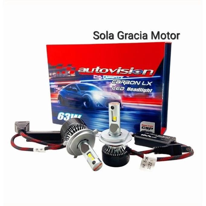 . LED Autovision Carbon LX H4 / H11 / H7