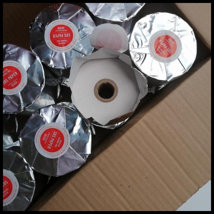 

Terlaris (1Dus Isi 20Roll) Kertas Print Kasir Thermal 80X80 80 X 80 Mm Good Quality