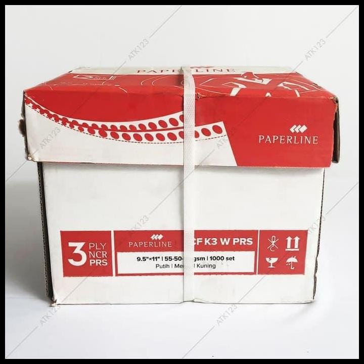 

Terlaris Kertas Continuous Form 9.5 X 11" 3Ply Bagi 2 (Prs) - Paperline Good Quality