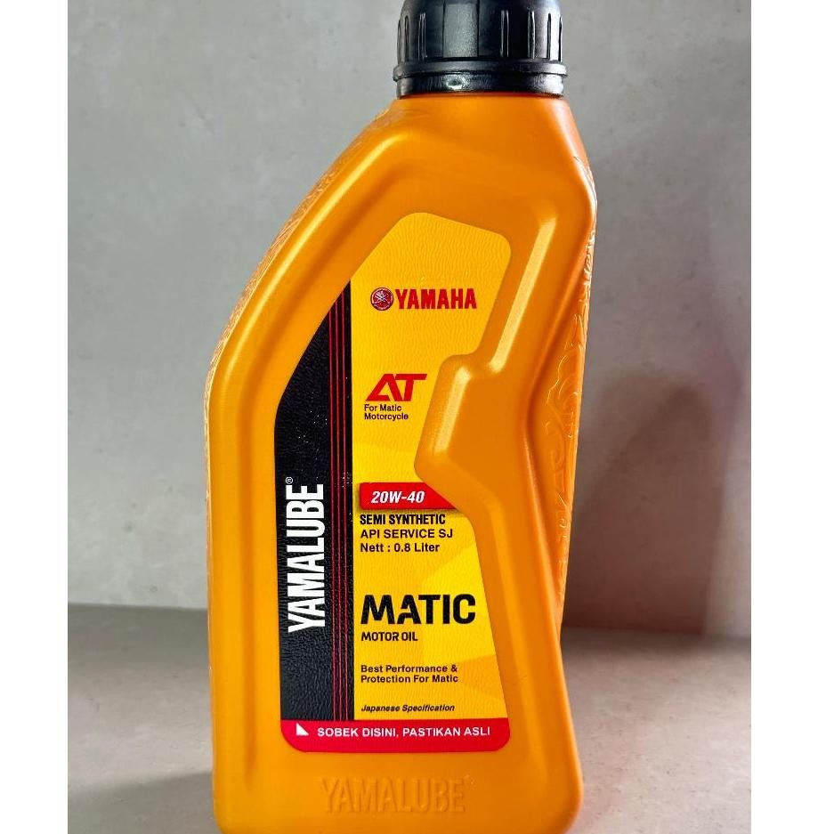 TERLARIS Pelumas Oli Yamalube Matic 4T 0,8L Oli Yamaha Lube Matic 800ML Siap kirim