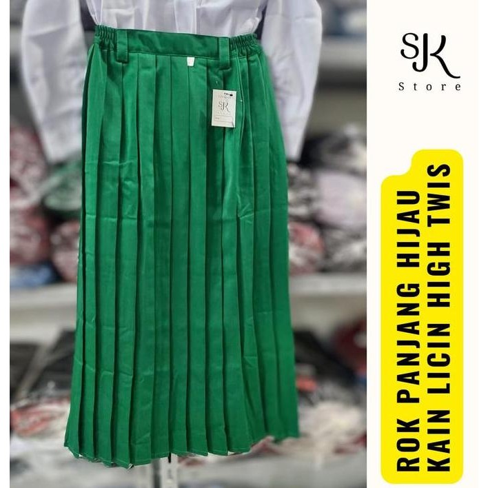 Setelan Seragam Madrasah / Mi Putih Hijau Anak Perempuan Baju Dan Rok Sd Fashion Best Seller
