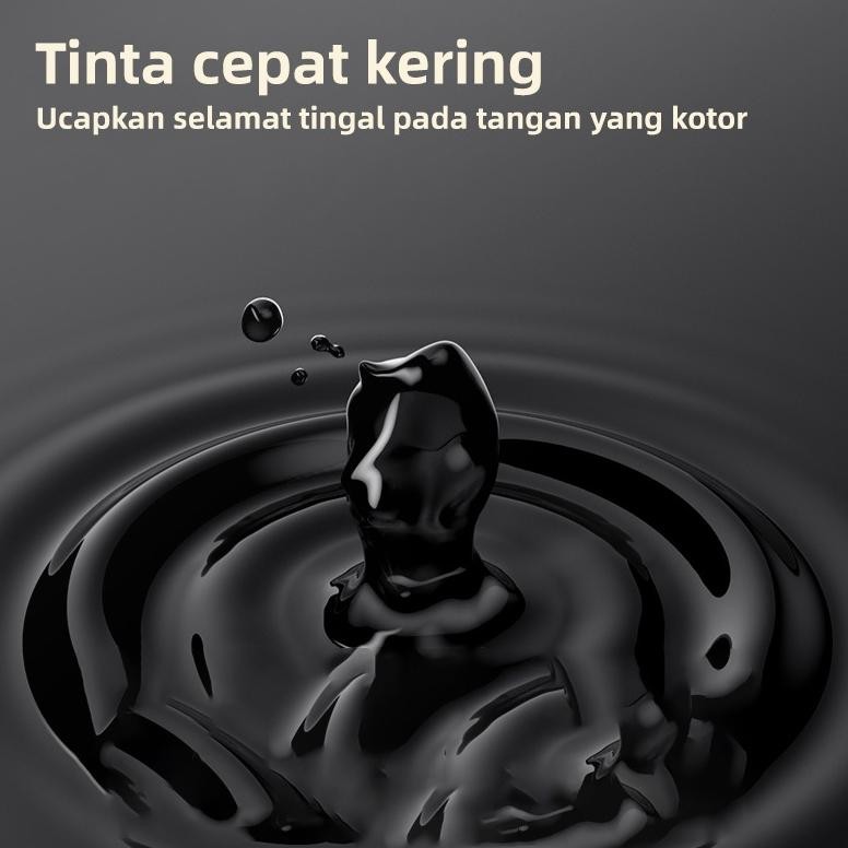 

Deli Gel Pen / Pulpen Gel Retractable Pen Cetek 0.5 mm Tinta Hitam Isi 12 pcs S08Pro-ST-12PCS