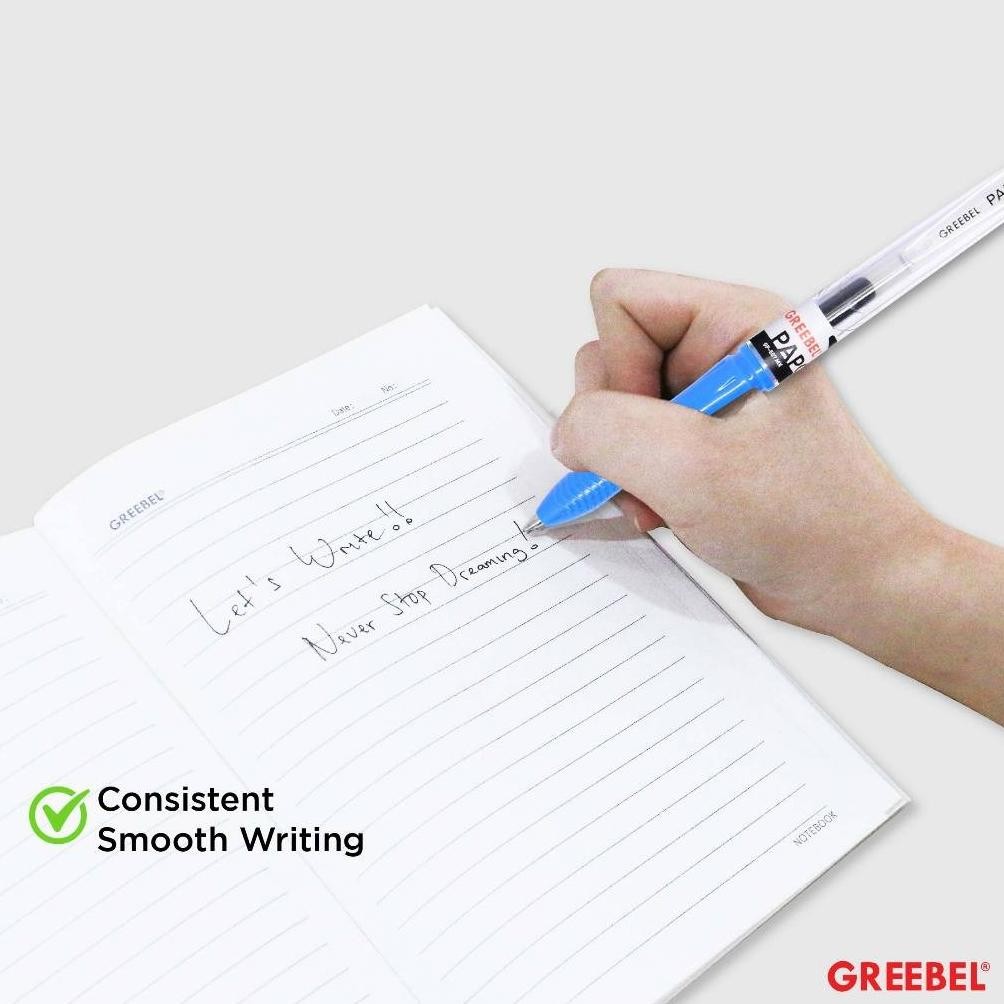 

GREEBEL PULPEN GEL / Gel Pen GP-507 Paporo MX 0.5 (12PCS/SET) / Ballpen Pena