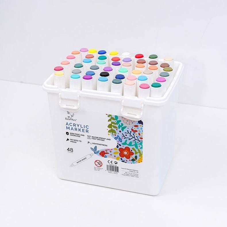 

OHSOME - EchoArt Acrylic Marker Set Spidol Acyrlic 12/24/48 Warna