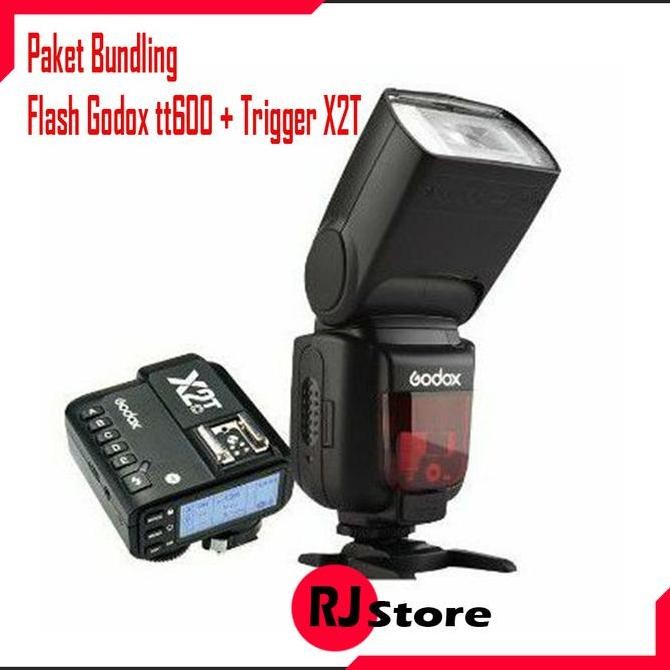 Sale Paket Speedlite Flash Godox Tt600 Tt 600 Universal + Trigger Godox X2T