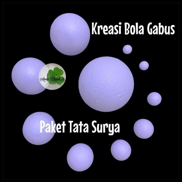 

Terlaris Paket Tata Surya Planet Matahari Bola Gabus Styrofoam 10 Pcs Good Quality