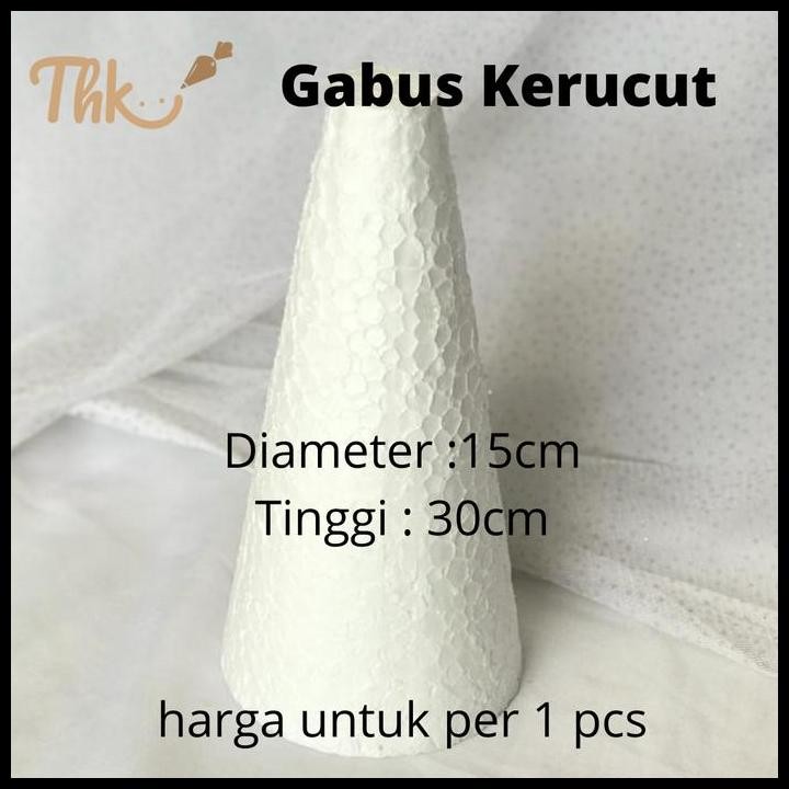 

Terlaris Gk1530 - Gabus Dummy Kerucut Styrofoam Diameter 15 Cm Tinggi 30 Cm Good Quality