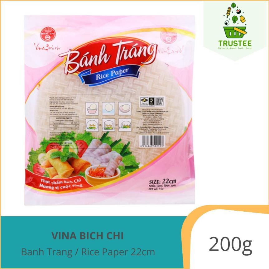 

Gc27 Jh85 Ik69 Vina Bich Chi Banh Trang Vietnam Rice Paper / Kulit Lumpia 22Cm 200Gr Murah Murah Gc27
