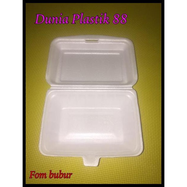 

Terlaris Foam Bubur / Styrofom / Sterofoam / Sterofom / Gabus / Box Nasi Kuning Good Quality