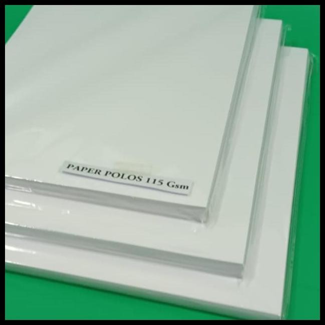 

Terlaris Paper Polos Kertas Foto Polos Glosy 115 Grm Isi 100 Lembar Good Quality