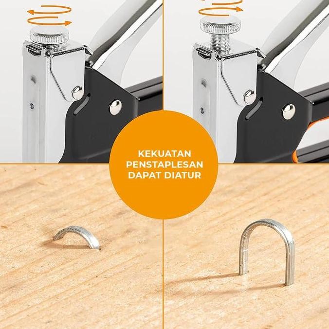 

BERKUALITAS STAPLER 3IN1 TEMBAK GUN SERBAGUNA TANPA ISI STAPLES - STAPLER3IN1-6684