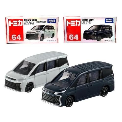 188919 188933 Tomica Reguler #64 Toyota Voxy Black White Diecast Mobil