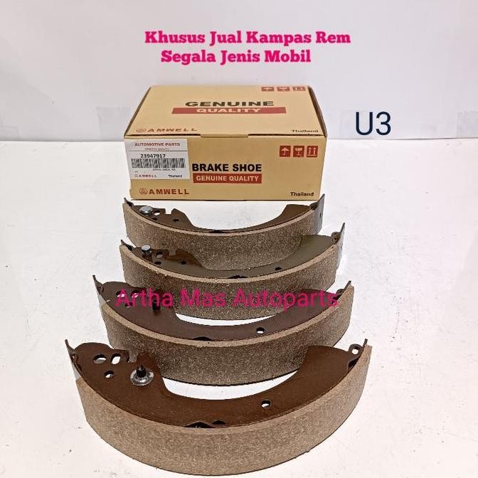 . KAMPAS REM BELAKANG WULING CONFERO FORMO TROMOL. BRAKE SHOE WULING