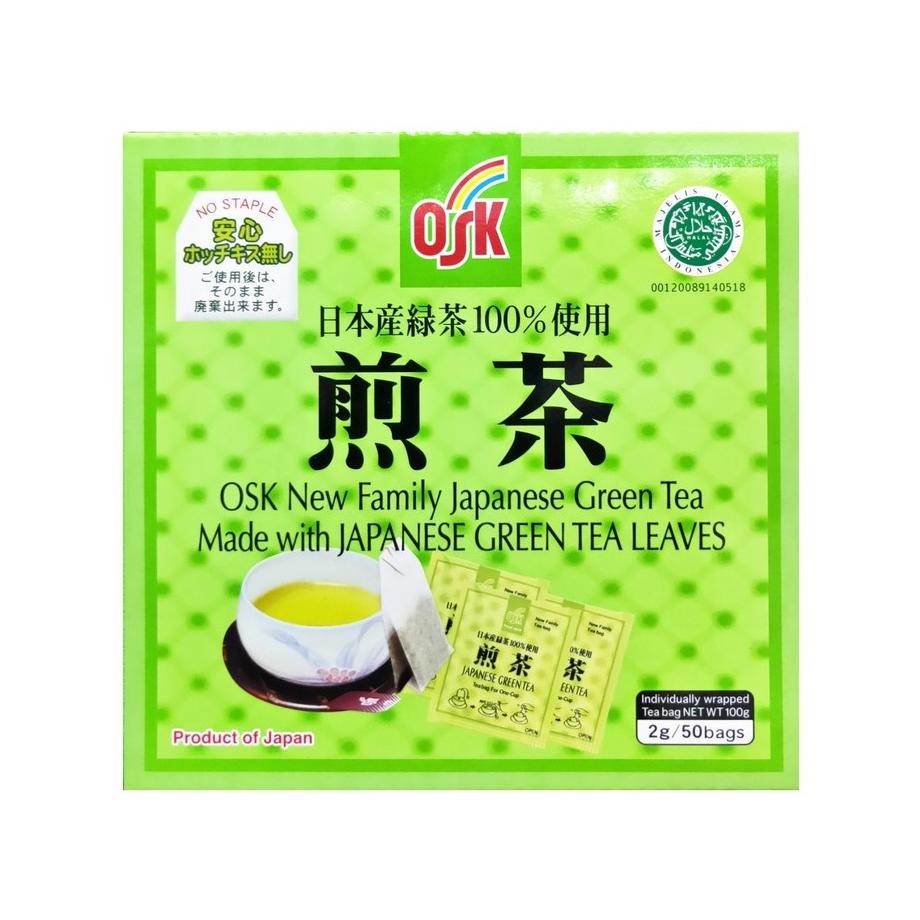 

Paling dicari Teh Hijau Green Tea Jepang / OSK Japanese Green Tea 50 Sachet