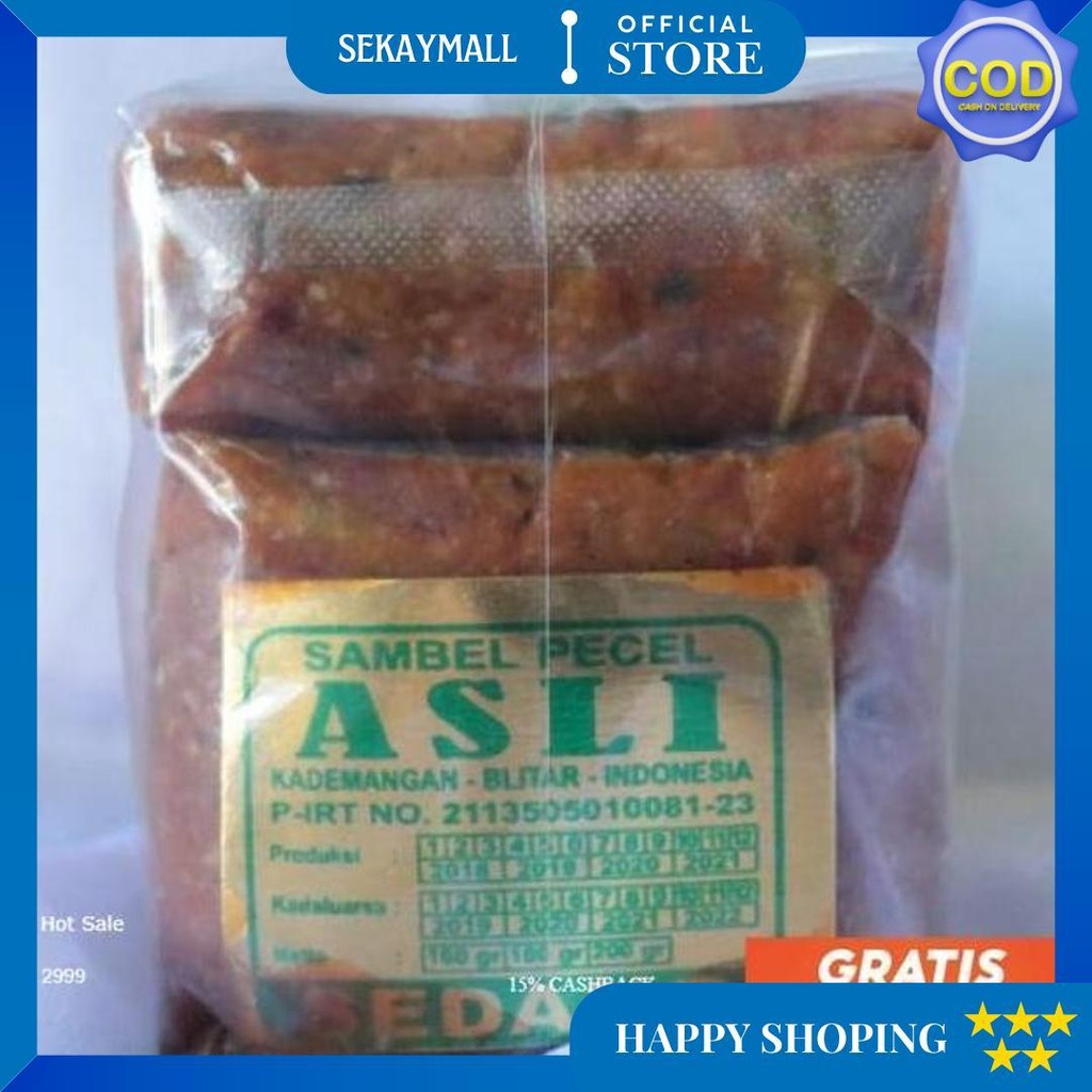 

Bisa Cod Sambel Pecel Asli Blitar 840 Gram