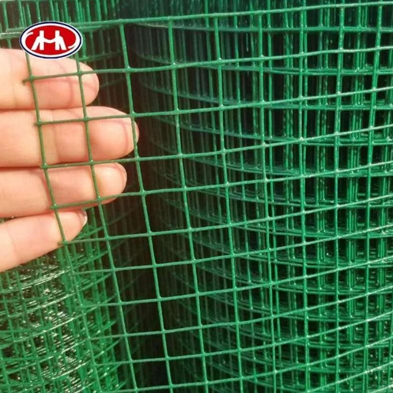 KAWAT LOKET PVC RAM AYAKAN 1/2 INCH 10M KANDANG TAMBAK KAWAT RAM LOKET PVC HIJAU AYAKAN KANDANG 1/2"