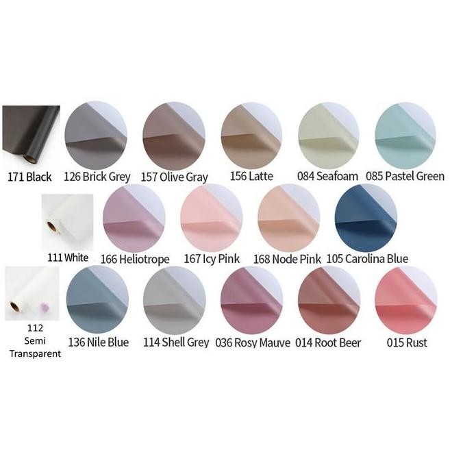 

ready Kertas Bunga Wrapping Paper Roll - Cellophane Full Color (60cmx20Yard)