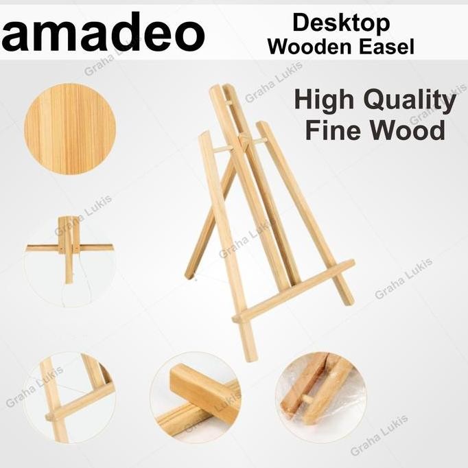 

ready !!! Amadeo Wooden Dekstop Easel Lukis HJ30 - HJ40 - H50