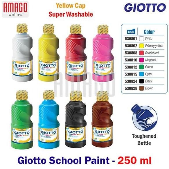

ready !!! GIOTTO SCHOOL PAINT - SATUAN - 250 ml - PILIH WARNA