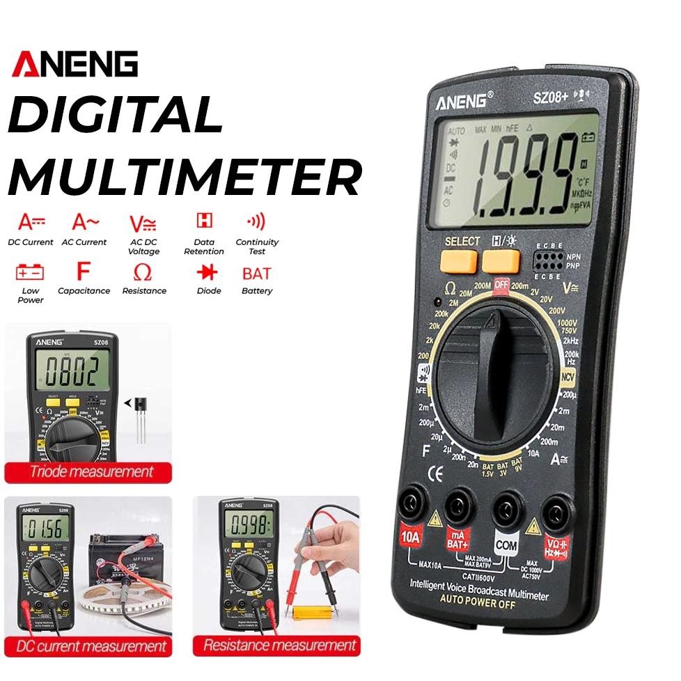 NEW ANENG SZ08 Digital Multimeter Multitester Avometer Voltage Tester