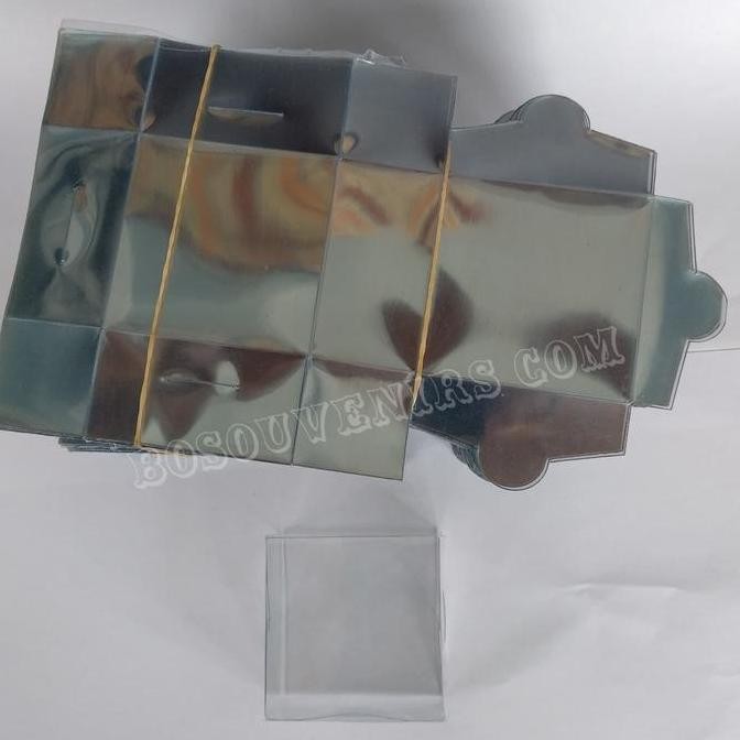 

ready isi 100 Kotak Mika souvenir uk 5,5x5,5x3 | kotak Kado | Kotak souvenir