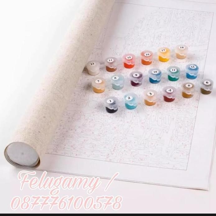 

ready !!! Paint by Number Lukisan Acrylic Kuda