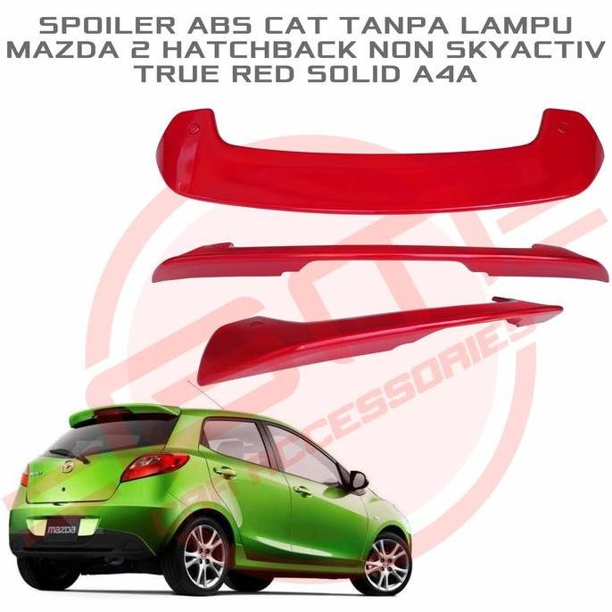 BEBAS ONGKIR - SPOILER MAZDA 2 NON SKYACTIV