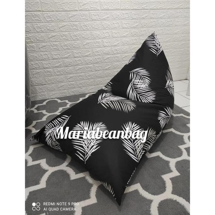 bantal cafe bean bag jumbo dewasa segitiga bantal santai Bean bag murah