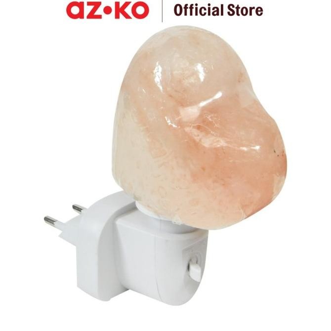 AZKO Eglare Lampu Tidur Batu Himalayan Heart