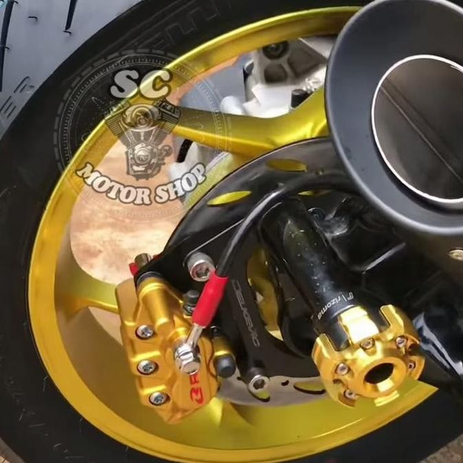 Piringan cakram belakang DELKEVIC khusus velg axio belakang Aerox 155