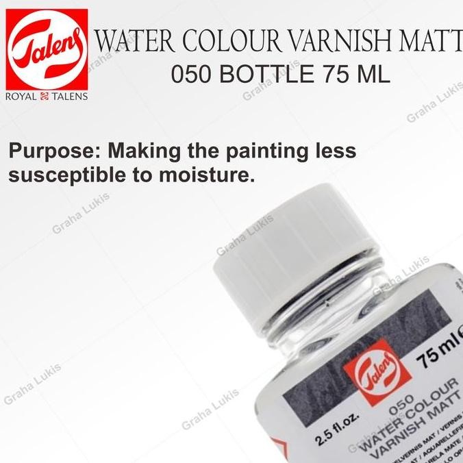

ready !!! TALENS WATER COLOUR VARNISH MATT 75ML