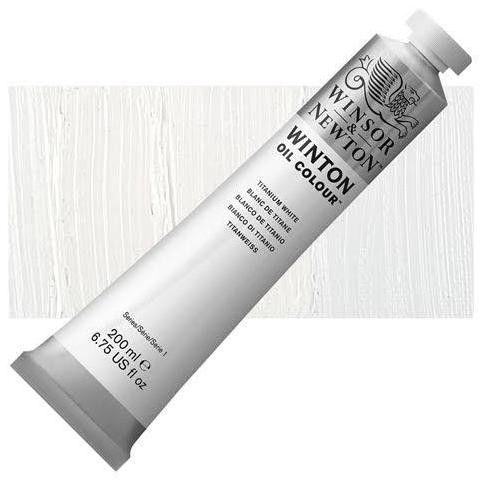 

ready !!! Cat Minyak Winton Oil Colour 200 ml Titanium White Winsor & Newton