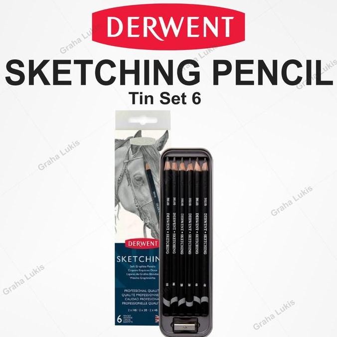

ready !!! Derwent Sketching Pencil 6 Tin