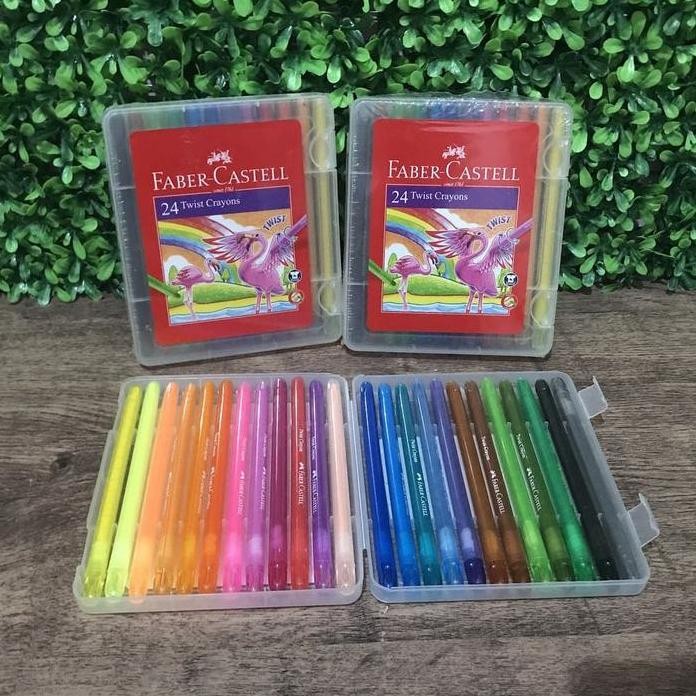 

ready !!! Faber-Castell Twist Crayons 24 520624