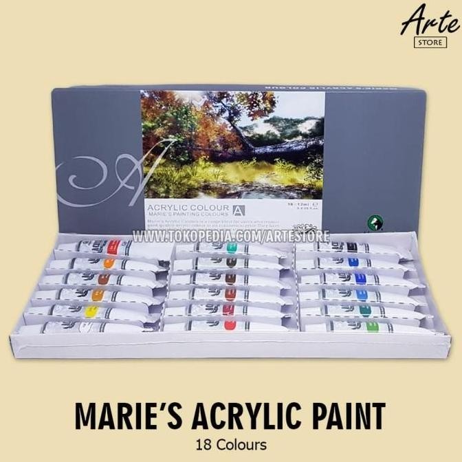 

ready !!! Maries Acrylic Set 18 Warna