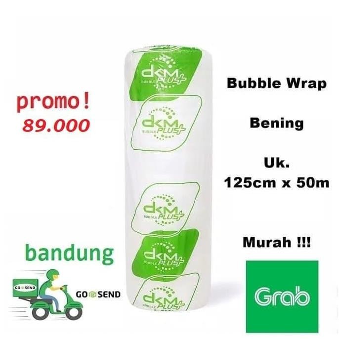 

ready Bubblewrap Bening 50M x 125cm Bandung Bubble wrap putih murah bagus