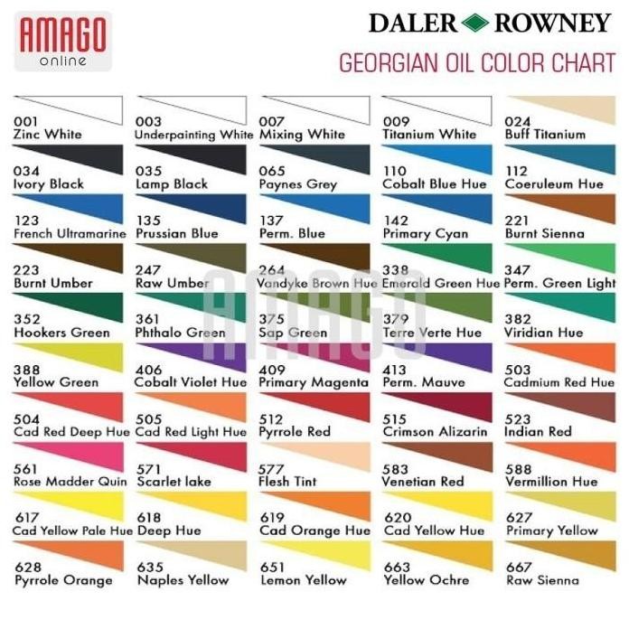 

ready !!! DALER-ROWNEY - GEORGIAN OIL 38 ml - UNDERPAINTING WHITE - 111014003