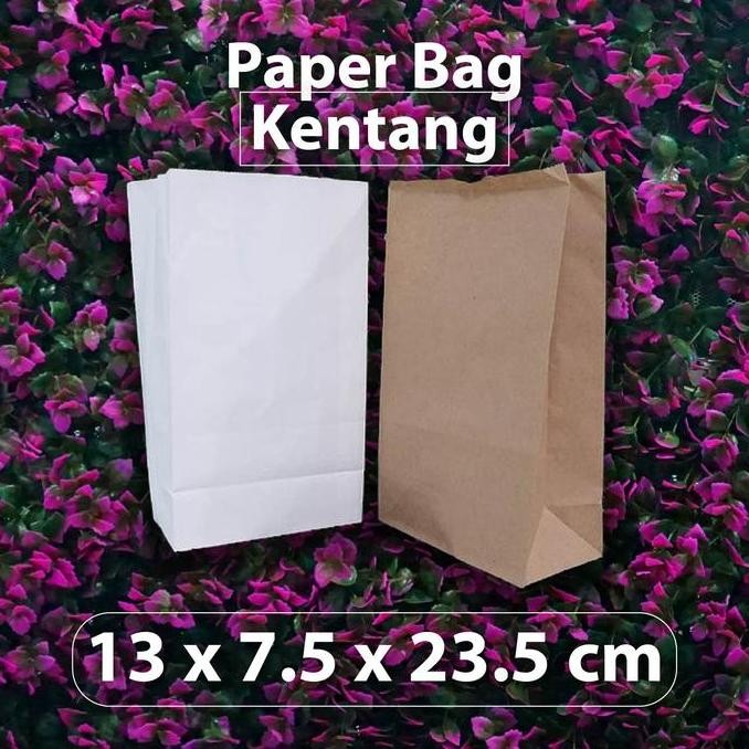 

ready (Depok) Paper Bag Kentang / Donat / Roti - Sachel Bag