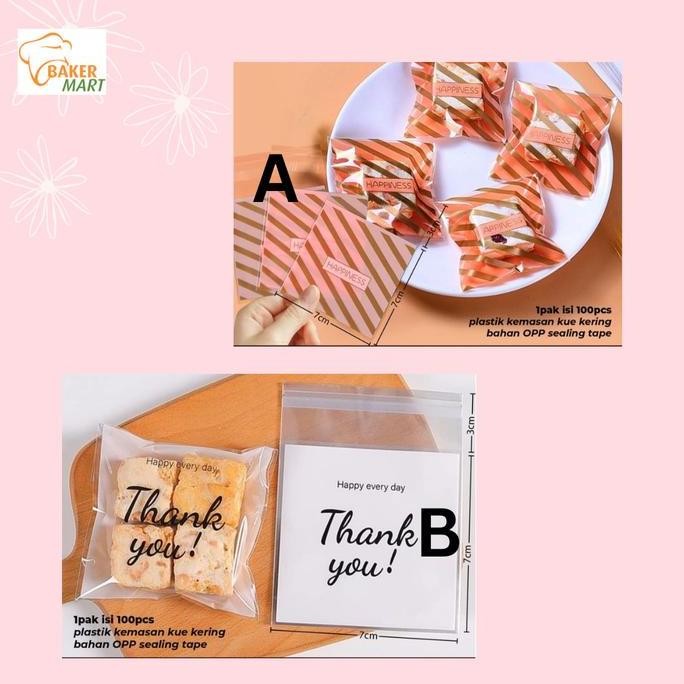 

ready Plastik Cookies 7x7cm /100lbr