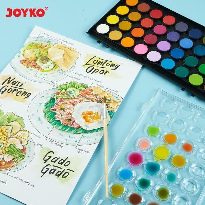 

ready !!! Cat Air / Watercolour Set Joyko 48 WC-3