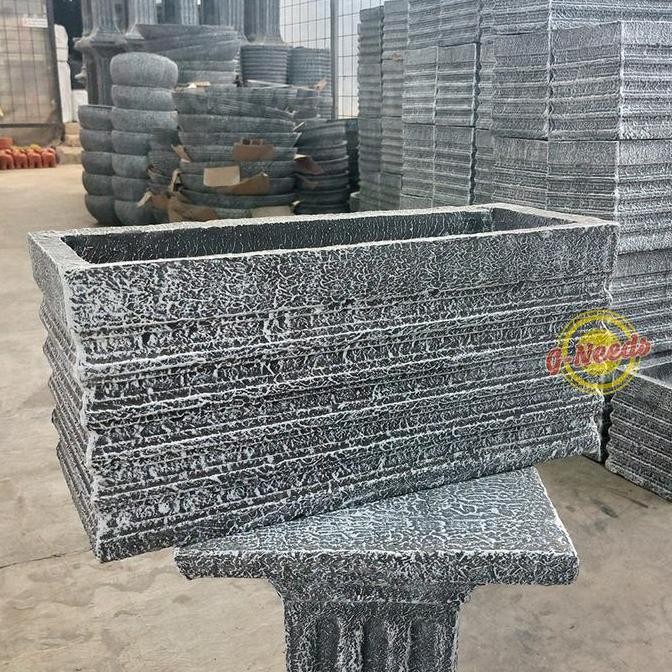 baru Pot Panjang Pot Semen Pot Minimalis (KHUSUS INSTANT KURIER)