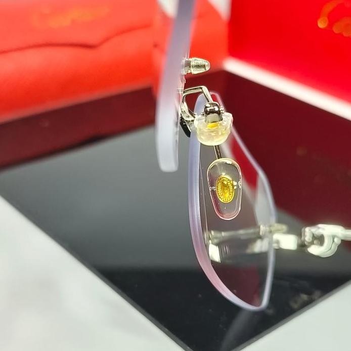 ready Frame Kacamata Rimless / Frameless Premium Quality