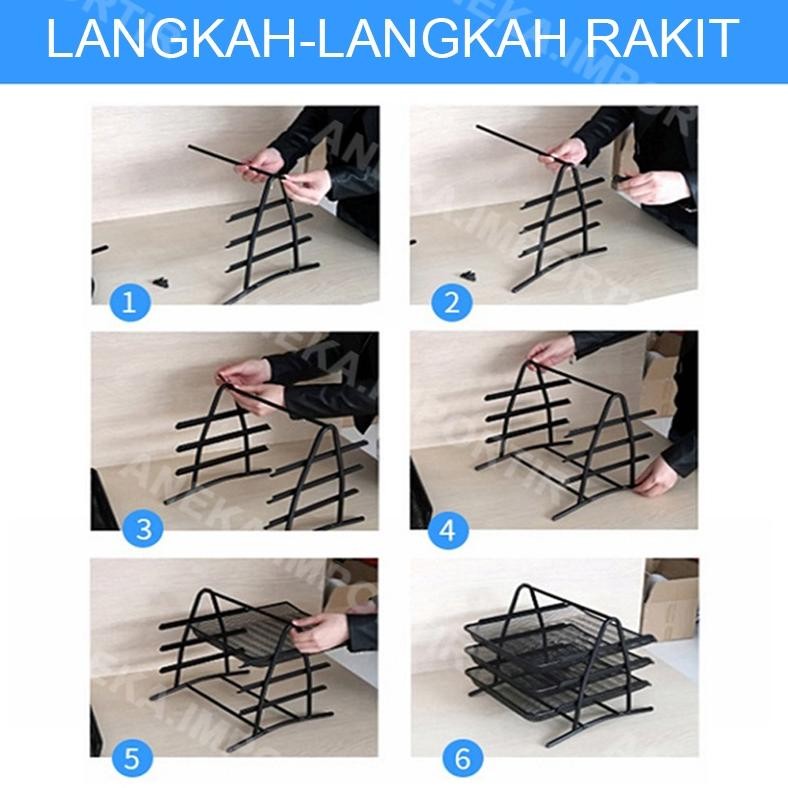 

Paling Laris Jpf-1015 Gb29 Rak Kertas Dokumen Surat 3 Susun - Paper Document Letter Tray 3 Tier Hemat Termurah