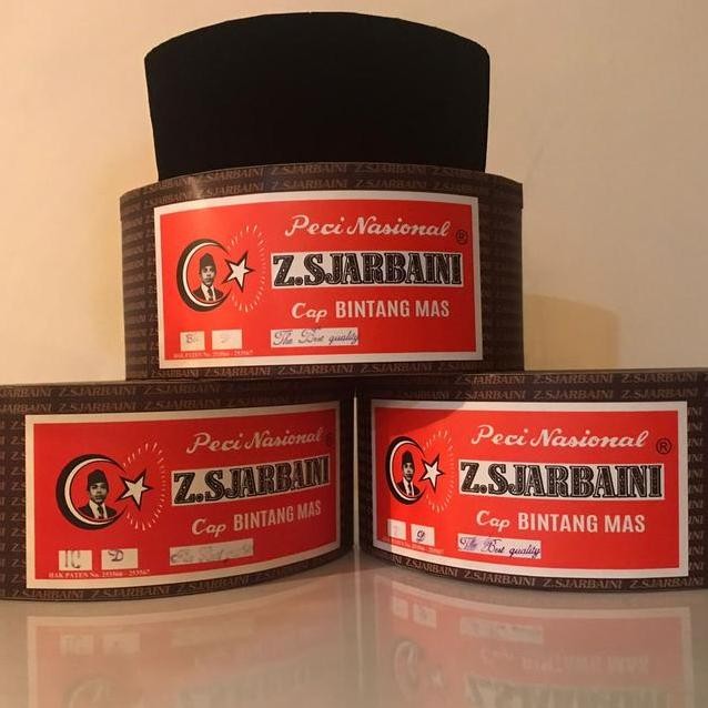 Peci Nasional Z Sjarbaini Cap Bintang Mas