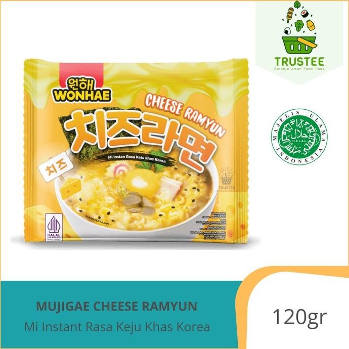 

Gs-56 At43 See-97 Mujigae Wonhae Cheese Ramyun / Mi Instant Rasa Keju Halal 120Gr Berkualitas Murah