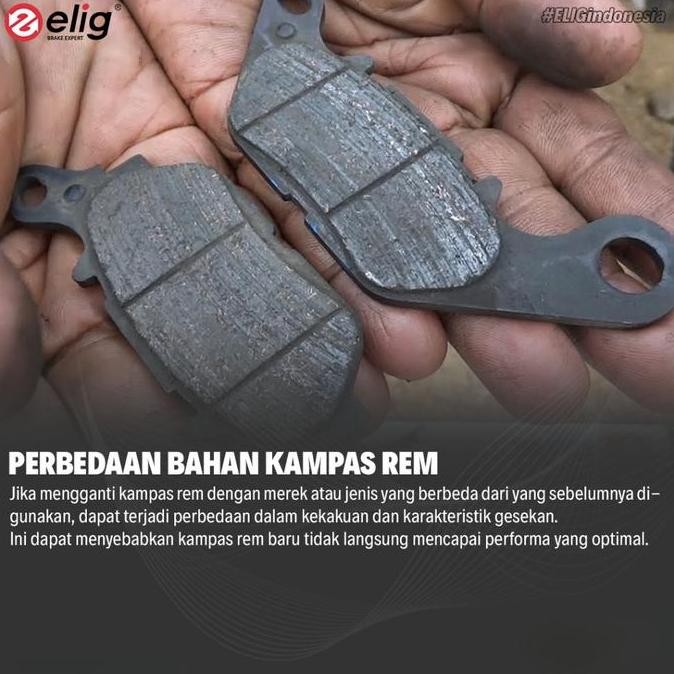 ElKampas Rem Depan Motor Honda Pcx 150 & 160 Cbs / Adv 150 Cbs EM380